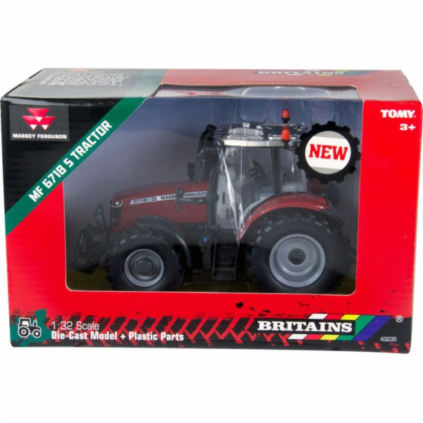 Britský traktor Tomy  Massey Ferguson 6718S 43235