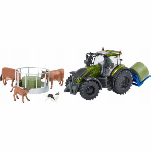 TOMY Britains Metalic Green Valtra set 43323