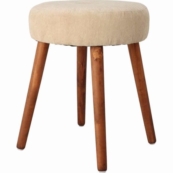 Stolička Home Styling Collection s měkkým manšestrovým se...
