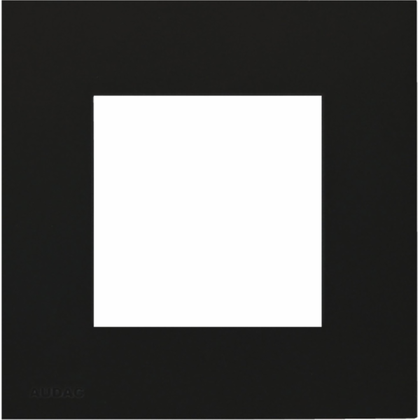 Audac  CF45SH/B Krycí rámeček jednoduchý 45 x 45 mm s háč...