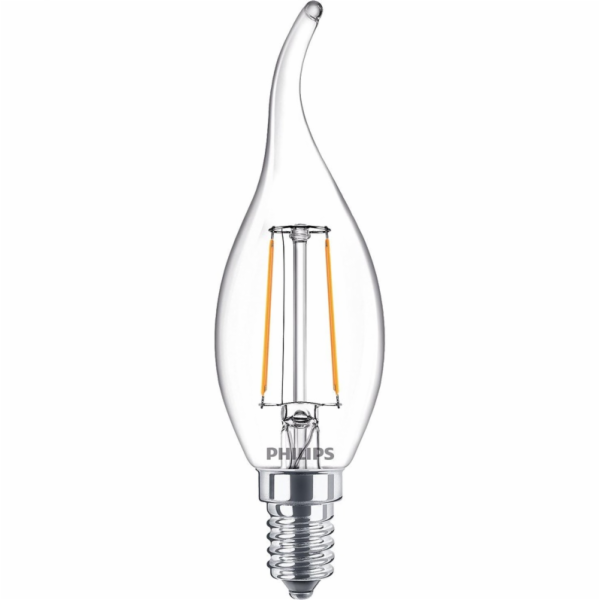 LED žárovka PHILIPS, B35, E14, 2 W, 250 lm, 2700 K