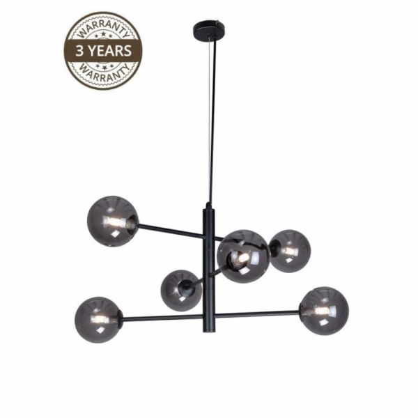 Závěsné svítidlo DOMOLETTI BOLERO H1333-6-SM, 6×9 W, G9