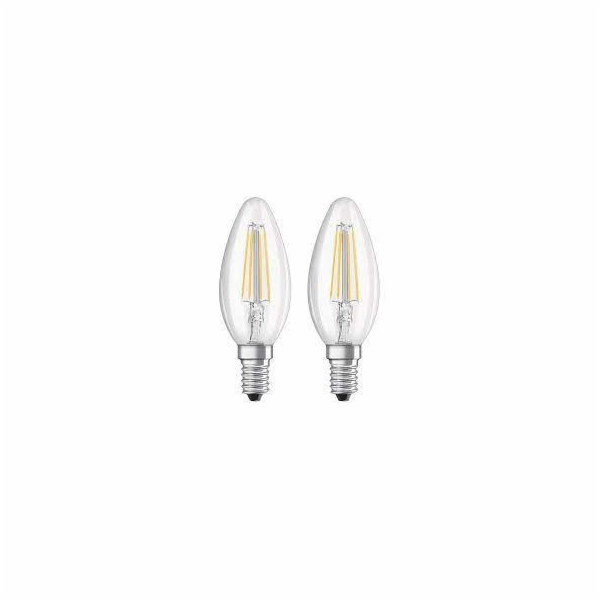 Lampa Osram LED, B40, teplá bílá, E14, 4 W, 470 lm
