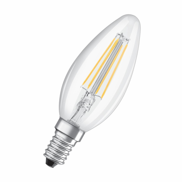 LED lampa Osram Filamentine, B35, 5W, E14, 827, 470lm, st.