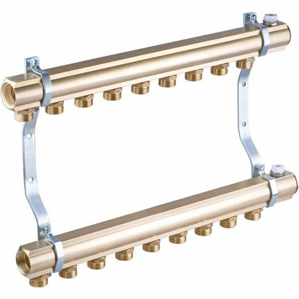 Perfexim Mosazný rozdělovač 5 okruhů 45mm PHA-102 5 okruh...