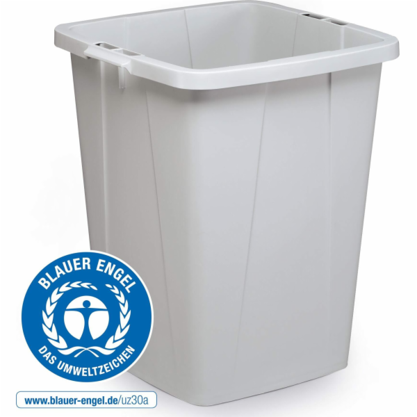 DURABLE Abfallbehälter DURABIN ECO 90L quadratisch šedá
