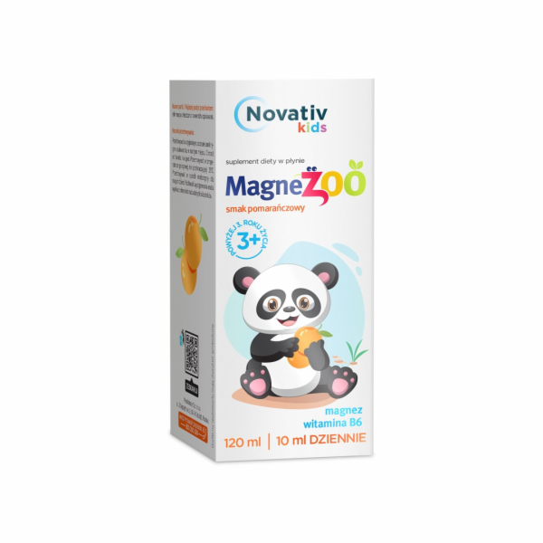 Novativ Kids Magnezoo liquid orange 120ml