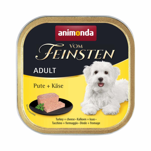 ANIMONDA Vom Feinsten Turkey with cheese - vlhké krmivo p...