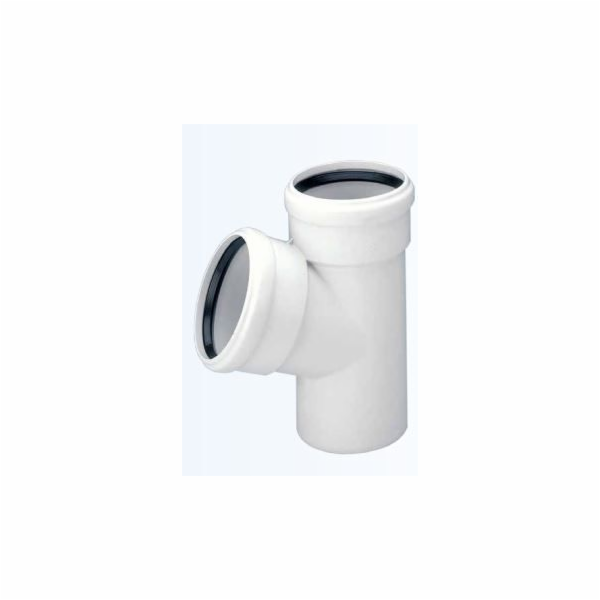 T-kus pro vnitřní odvodnění Skolan, 58 mm x 58 mm, 87°