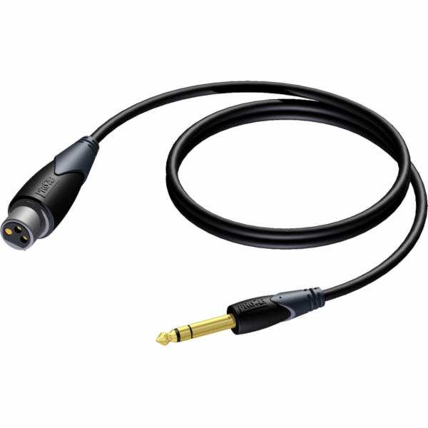 Kabel Procab  CLA723/1,5 XLR samice - 6,3 mm Jack samec s...