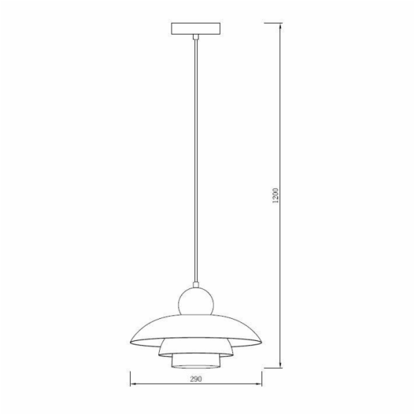 Domoletti Stropní svítidlo  BILIS, 40 W, E27