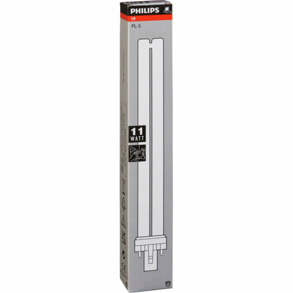 Philips UVA lampa PL-S 11W/10/2P Actinic BL 2kolíková