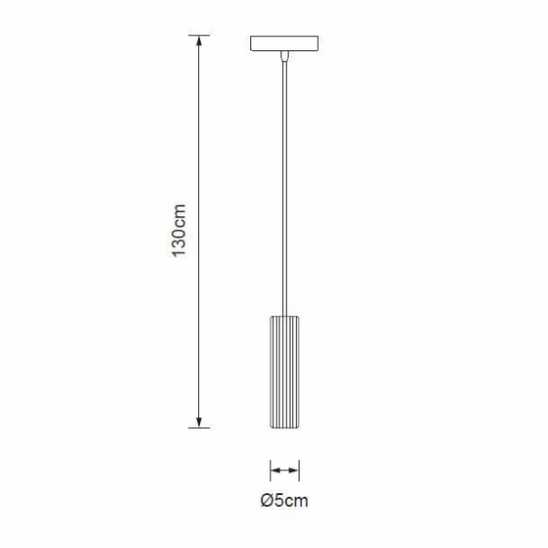 Stropní svítidlo Domoletti P16065-BK, 5 W, GU10