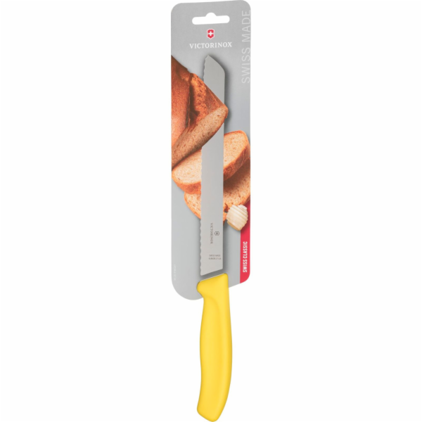 Victorinox Brotmesser 21cm gelb Wellenschliff