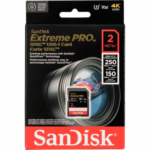 SanDisk Extreme Pro - Paměťová karta flash - 2 TB - Video...