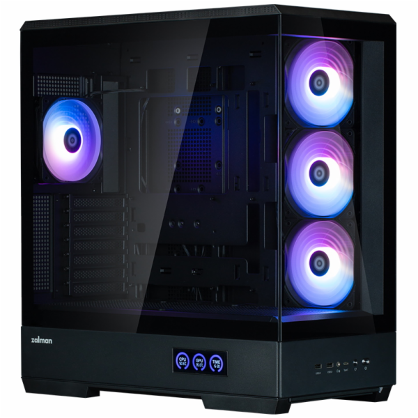 Zalman P50 DS Black, ARGB Fan x4