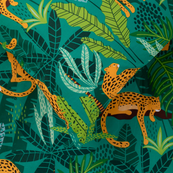 POTAH COMPL SATIN JUNGLE LIFE 140X200