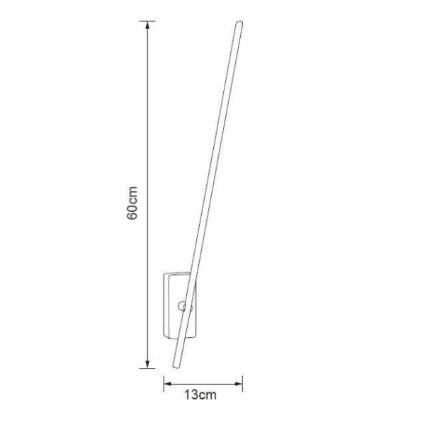 Nástěnné svítidlo Domoletti WL22032D-L60, 7 W, LED