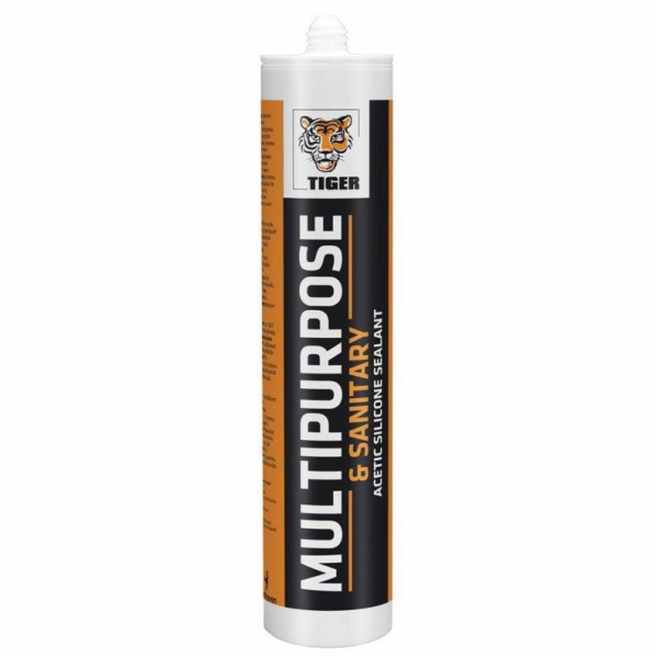 Sanitární tmel TIGER MP BESP, 280ML (12) QA23