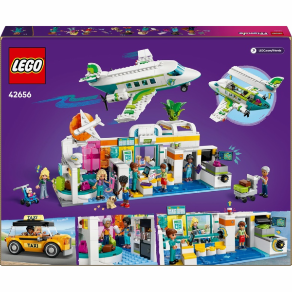LEGO® Friends Letiště Hartlake a letadlo, 958 ks
