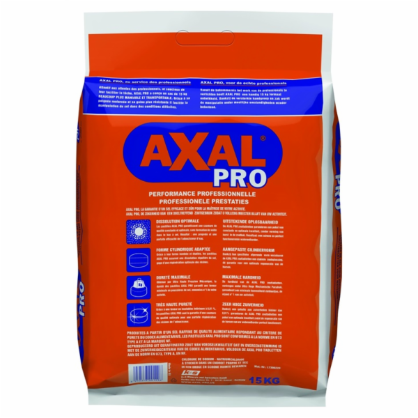 Tablety soli Axal Pro, 15 kg