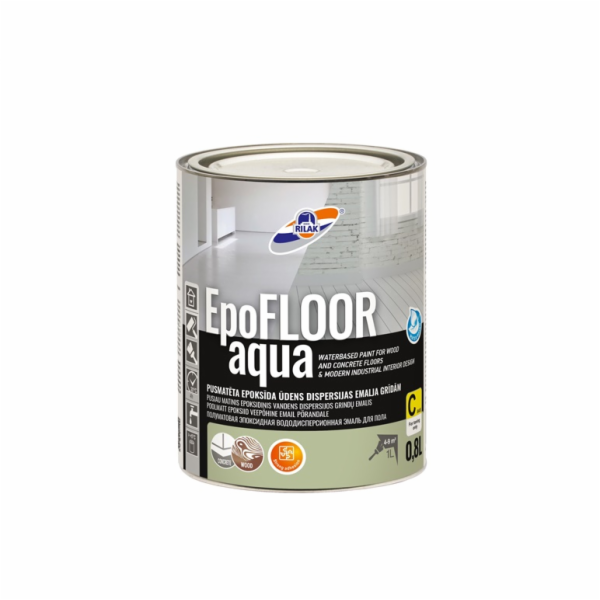 Epoxidové barvy na bázi Rilak Epofloor Aqua C 0,9L