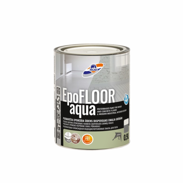 Epoxidové barvy na bázi Rilak Epofloor Aqua A 0,9L