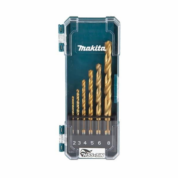 Sada vrtáků Makita D-72833; 2-8 mm; 6 ks