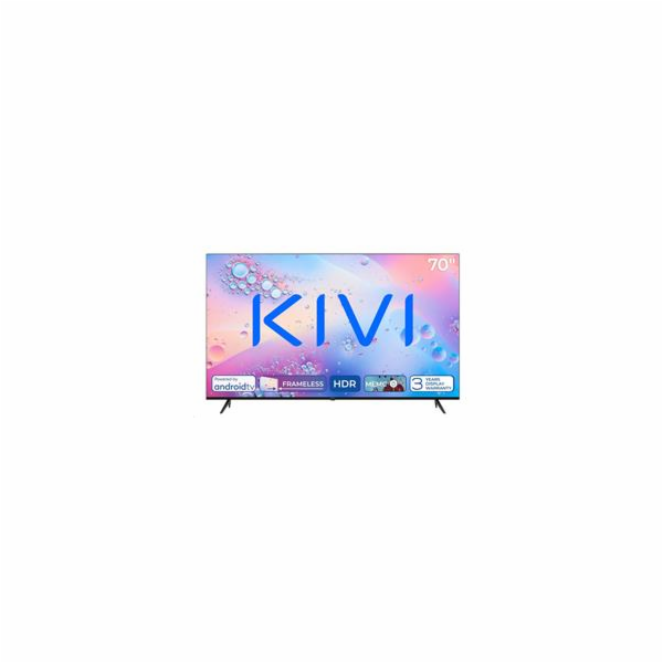 KIVI - 70 , UHD, Android TV 11, Černá, 3840x2160, 60 Hz,r...