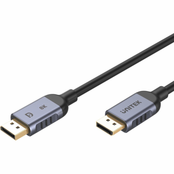 UNITEK C1628GY01-1M DisplayPort kabel Černá, Šedá