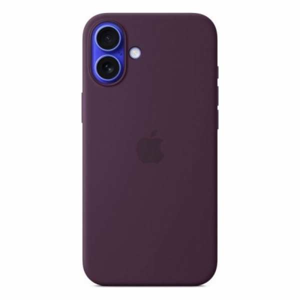 iPhone 16 Plus Silicone Case with MS - Plum