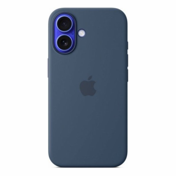 iPhone 16 Silicone Case with MS - Denim