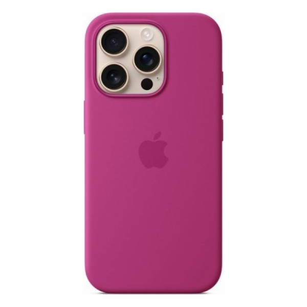 iPhone 16 Pro Silicone Case with MS - Fuchsia