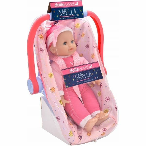Dolls World - Miminko Anička s houpací autosedačkou 30 cm...