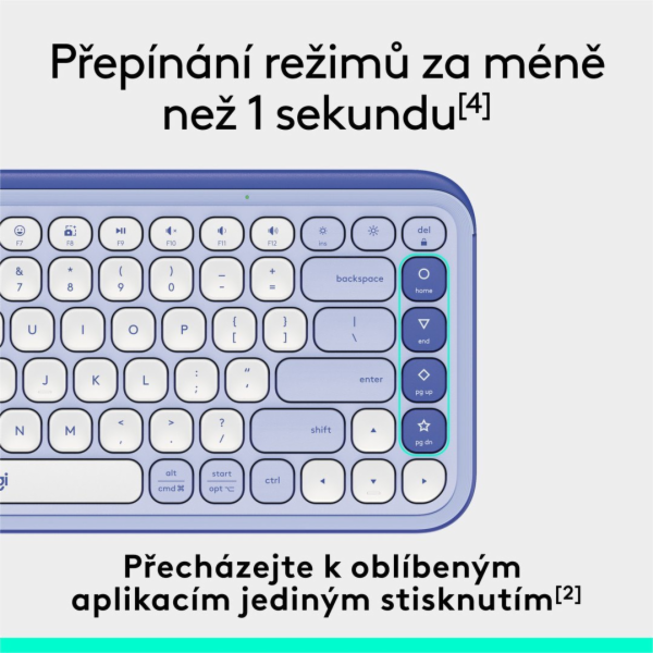 Logitech POP Icon Keys - Klávesnice - bezdrátový - Blueto...