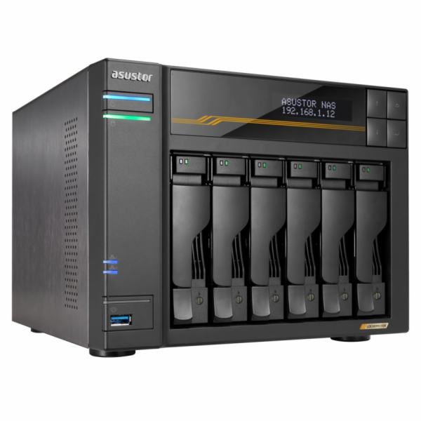 Asustor Lockerstor 6 Gen3 AS6806T   6x 2,5"/3,5" SATA III...
