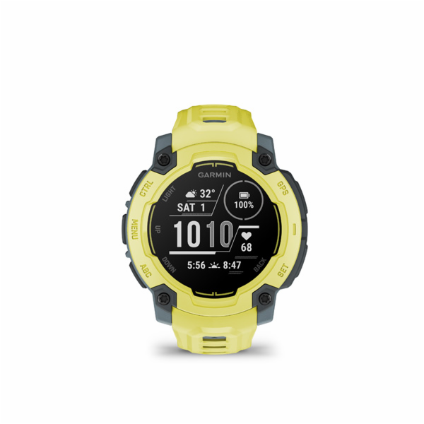 Garmin Instinct E – 45 mm, Electric lime s electric lime ...