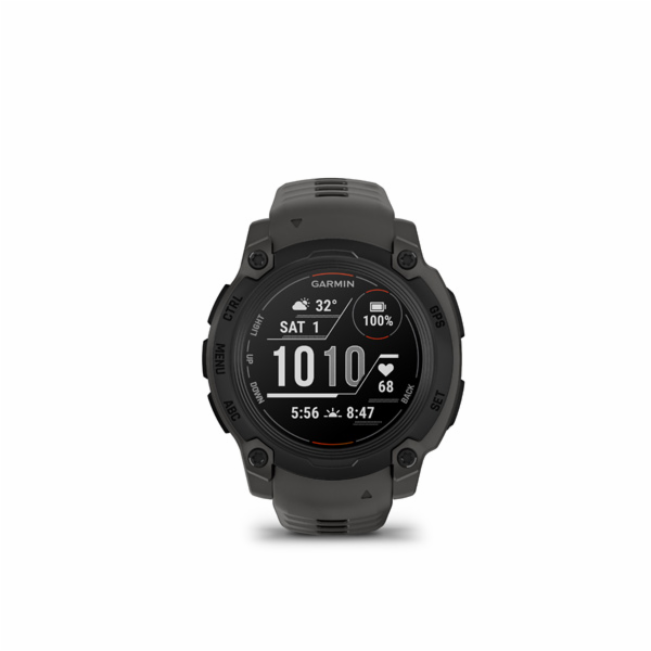 Garmin Instinct E – 40 mm, Black s charcoal páskem