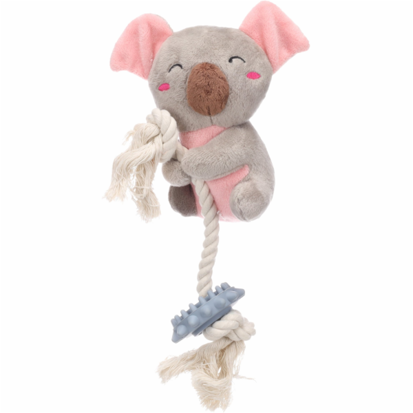 Flamingo Didi Hračka pro štěňata Koala s lanem 23cm