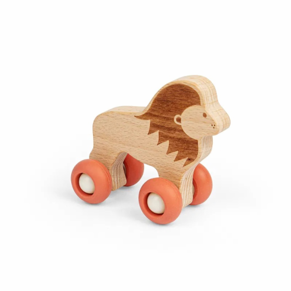 Bigjigs Toys Zvířátko na kolečkách Safari 1 ks