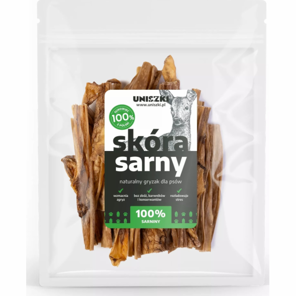 UNISZKI Srnčí kůže Mono - pochoutka pro psa - 100g