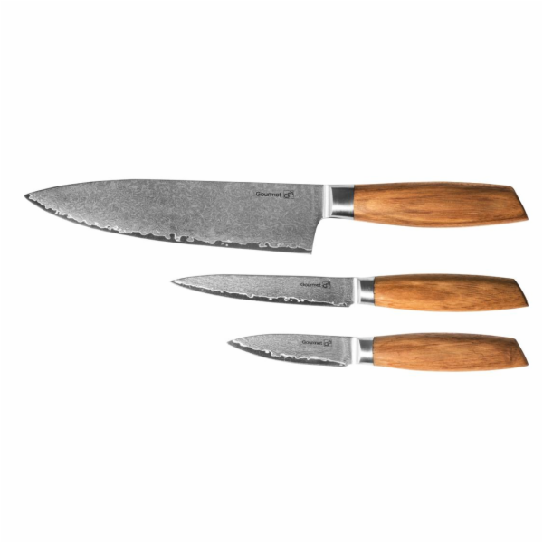 Sada nožů G21 Gourmet Damascus small box 3 ks, rukojeť ze...