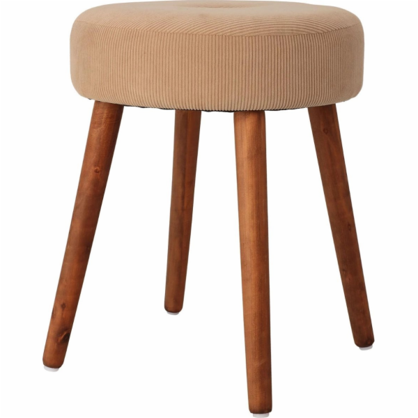 Stolička Home Styling Collection s měkkým manšestrovým se...