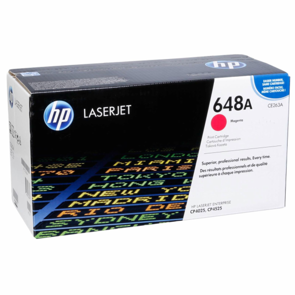 Toner HP CE263A purpurový (11 000str./5%)
