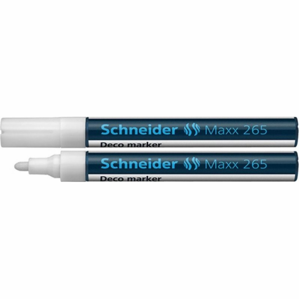 Křídový popisovač Schneider Maxx 265 Deco, bílý