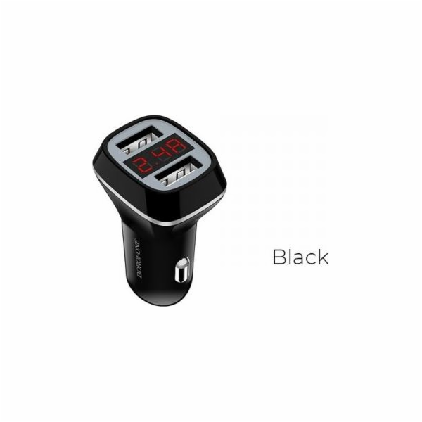 Borofonová nabíječka 2x USB-A 2,4 A (BFO-BZ3-B)