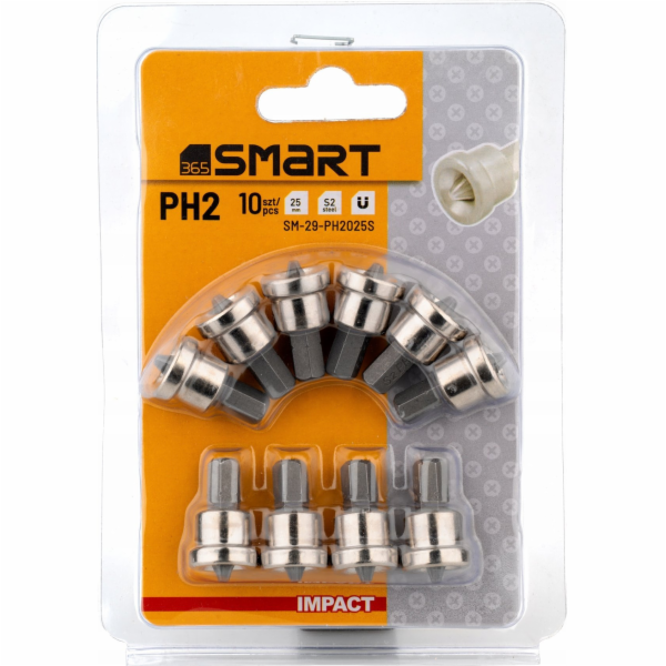 Bity Smart ph2 s 25mm dorazem, 10 ks smart