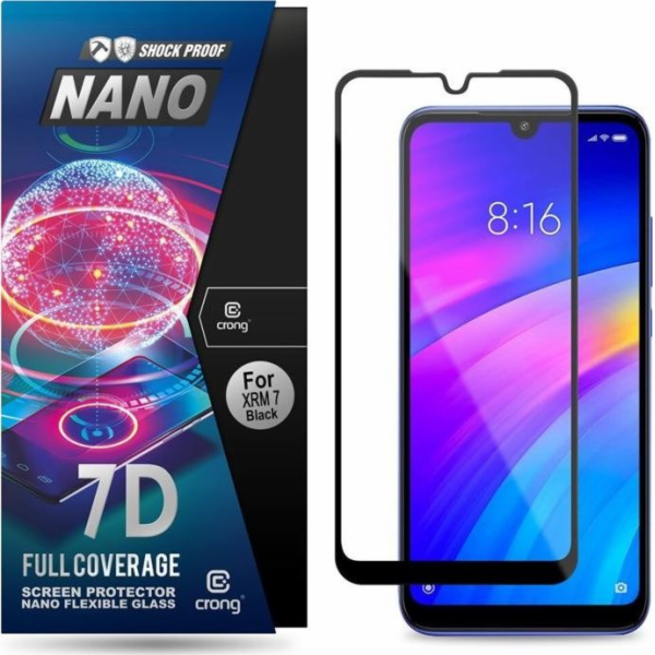 Crong Crong 7D Nano Flexible Glass - 9H hybridní sklo na ...