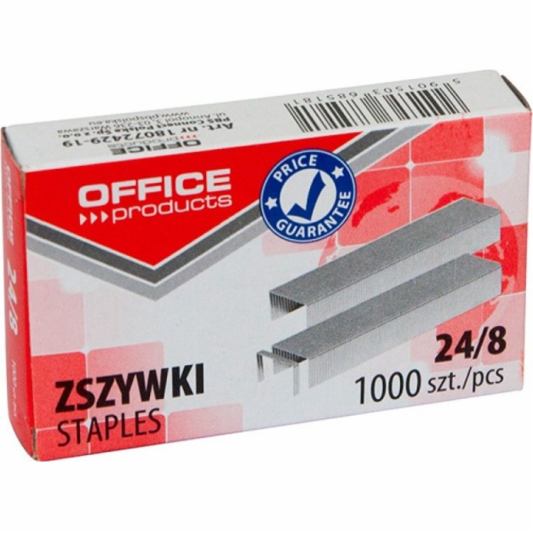 Kancelářské výrobky KANCELÁŘSKÉ PRODUKTY sponky, 24/8, 10...