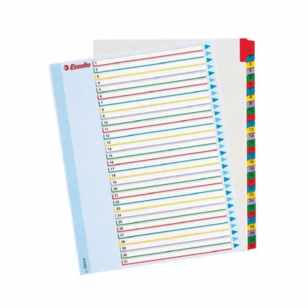 Esselte A4 Mylar Binder Děliče s popisem Strana 1-31 (10K...